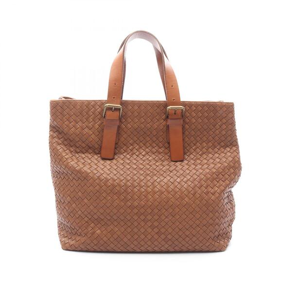 Bottega Veneta Handbags - Bottega Veneta Intrecciato Tote Bag Leather Brown